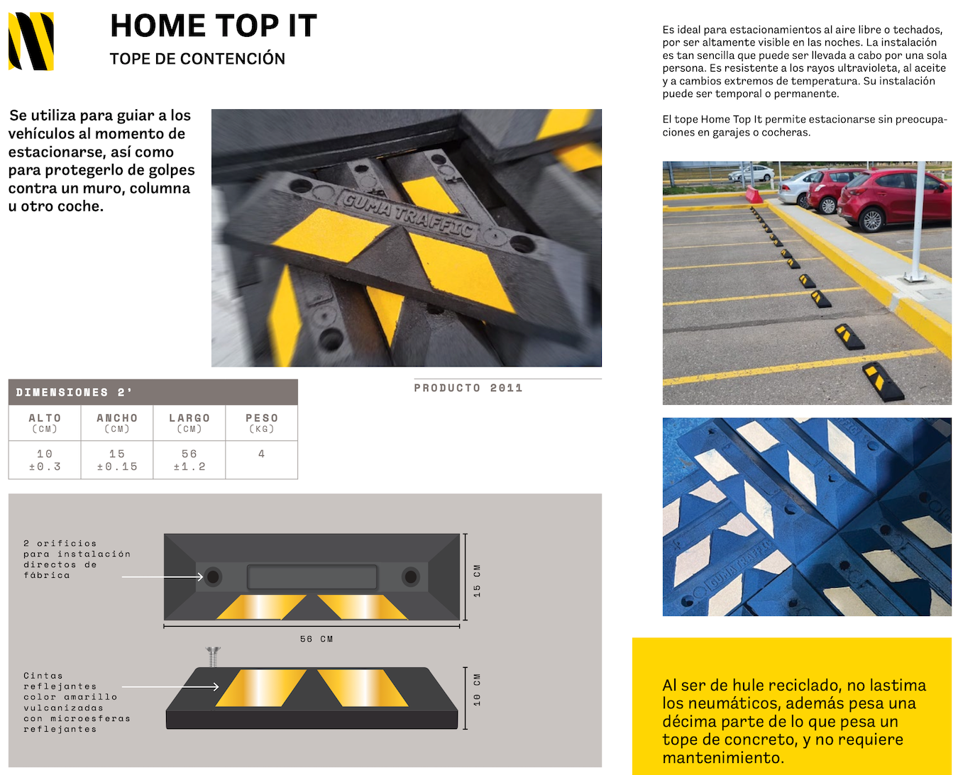 HOME TOP IT - TOPE DE CONTENCIÓN