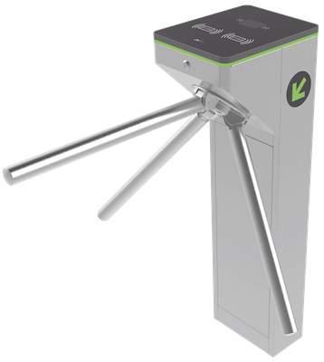 Torniquete Trípode Acero Inoxidable SUS304 / 25 Personas por Minuto / 2 Millones de Ciclos / Bidireccional / LED