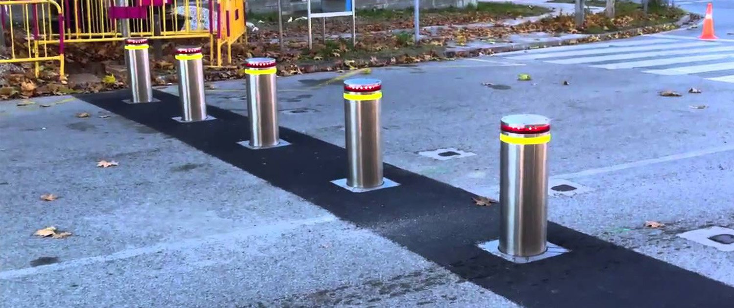 Bolardos Neumáticos automatizados